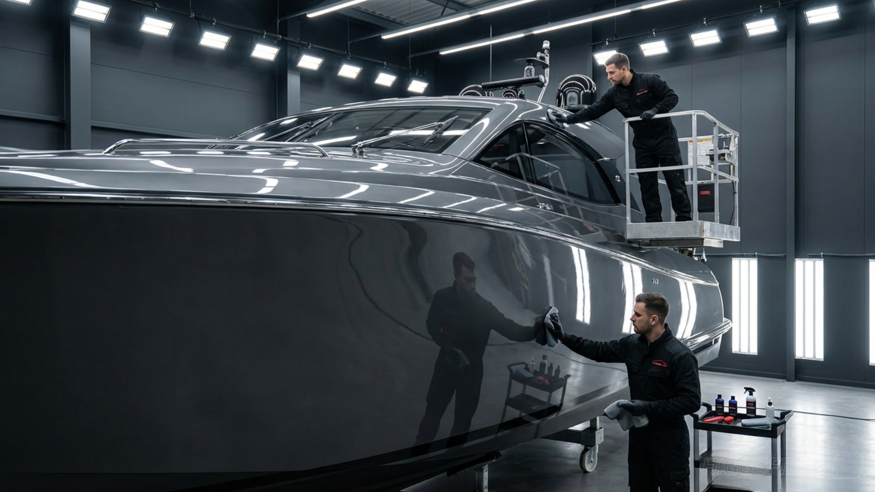 Yachtaufbereitung Bremen Vorher Nachher Glanz Gelcoat